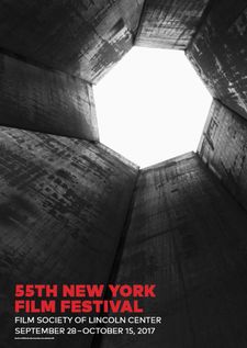 55th New York Film Festival poster designed by Richard Serra